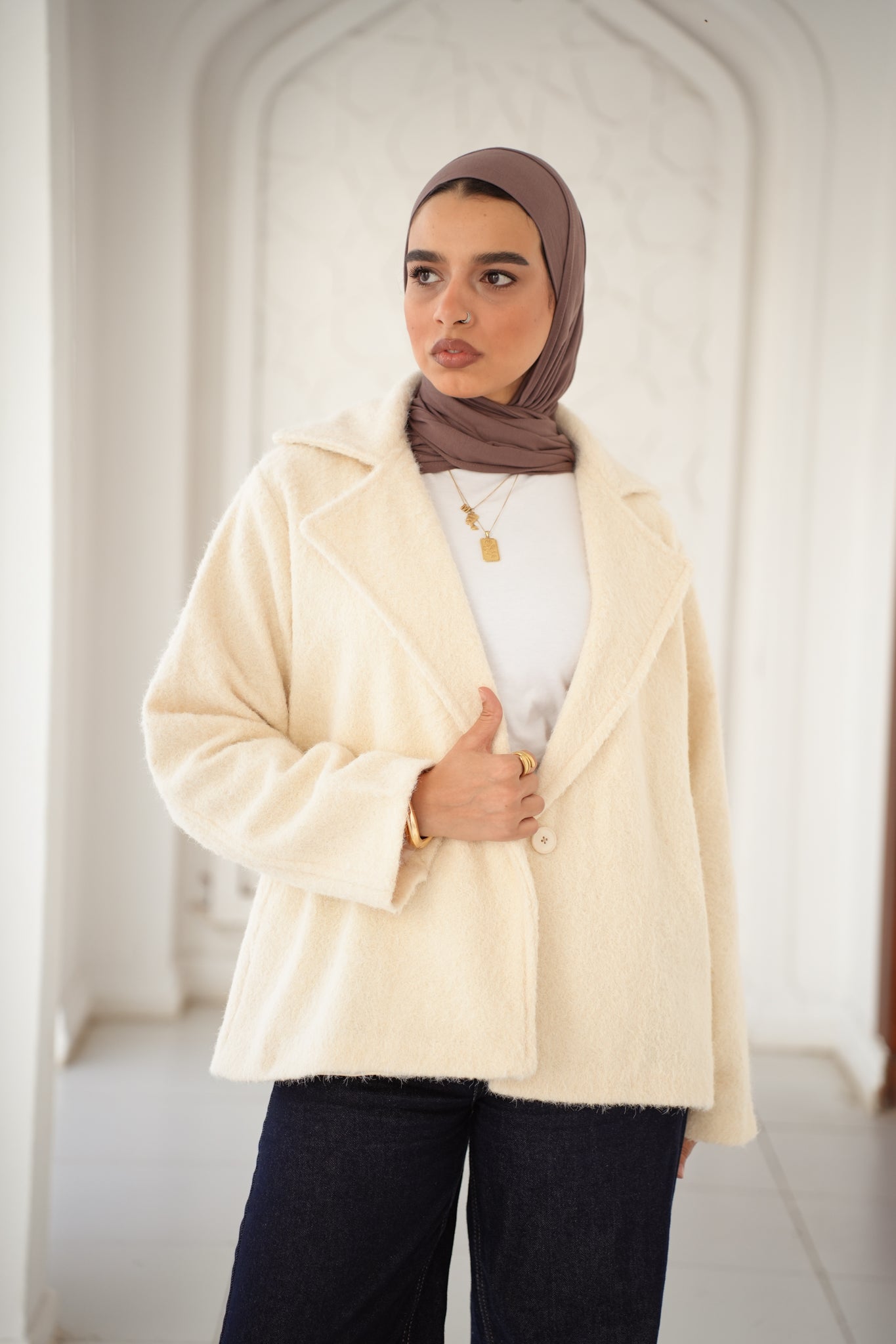 Wool Blend Jacket - Crame